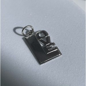 Vintage Cartier Sterling Silver Love Pendant